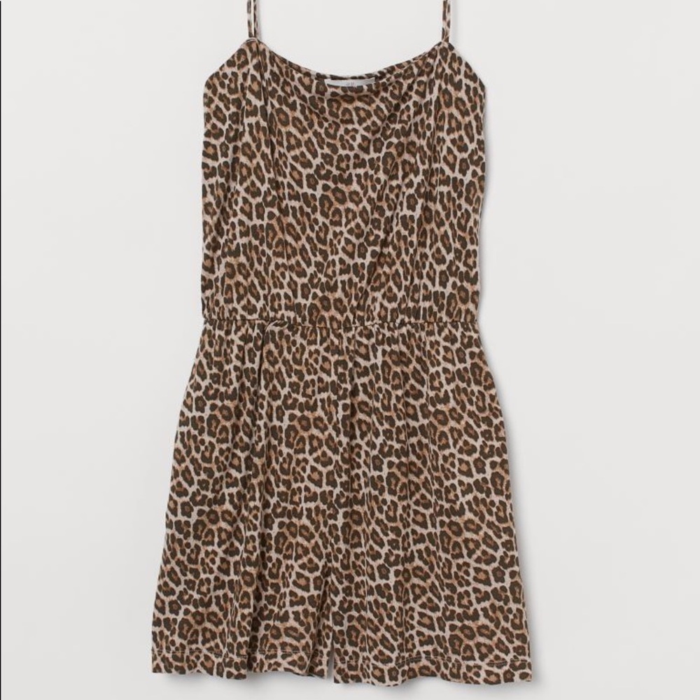 H&M Leopard Print Romper